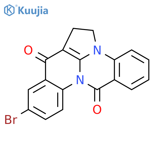 7H,12H-4b,11b-Diazabenz[e]aceanthrylene-7,12-dione, 9-bromo-5,6-dihydro- structure