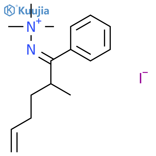 Hydrazinium, 1,1,1-trimethyl-2-(2-methyl-1-phenyl-5-hexenylidene)-, iodide, (Z)- structure