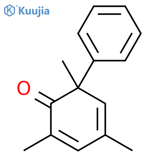 2,4-Cyclohexadien-1-one, 2,4,6-trimethyl-6-phenyl- structure
