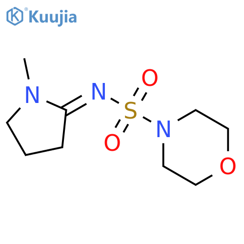 4-Morpholinesulfonamide, N-(1-methyl-2-pyrrolidinylidene)- structure