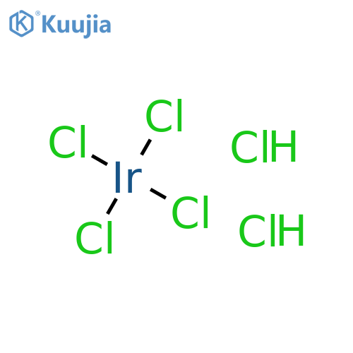 Chloroiridic acid structure
