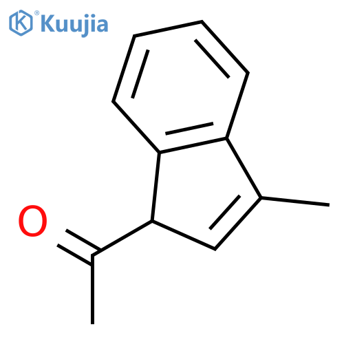 Ethanone, 1-(3-methyl-1H-inden-1-yl)- structure
