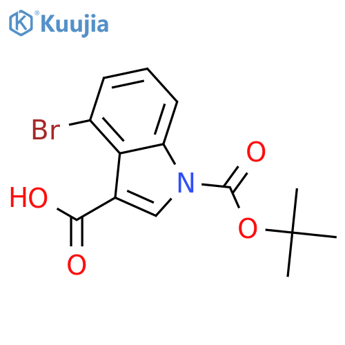 4-Bromo-1H-indole-3-carboxylic acid structure