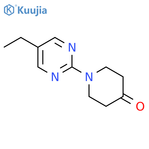 1-(5-Ethylpyrimidin-2-yl)piperidin-4-one structure