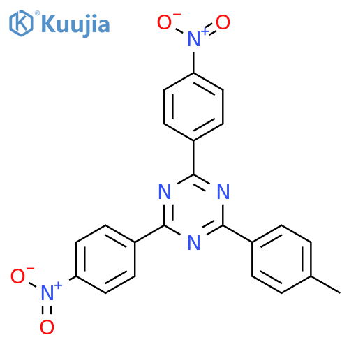 1,3,5-Triazine, 2-(4-methylphenyl)-4,6-bis(4-nitrophenyl)- structure