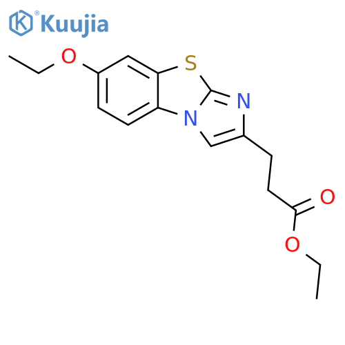 Imidazo[2,1-b]benzothiazole-2-propanoic acid, 7-ethoxy-, ethyl ester structure