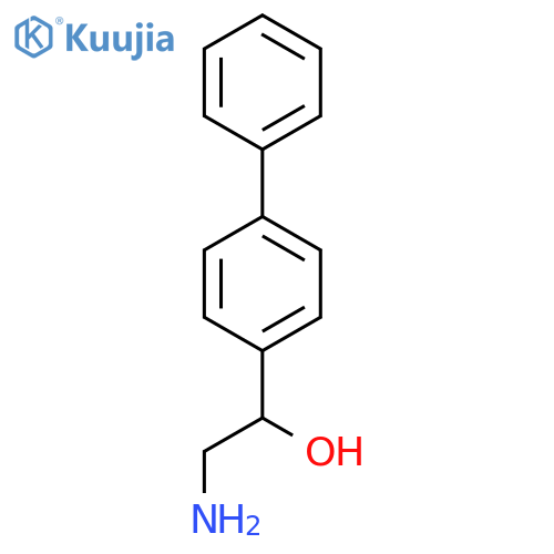 2-amino-1-(4-phenylphenyl)ethan-1-ol structure