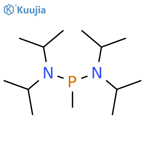 Phosphonous diamide, P-methyl-N,N,N',N'-tetrakis(1-methylethyl)- structure