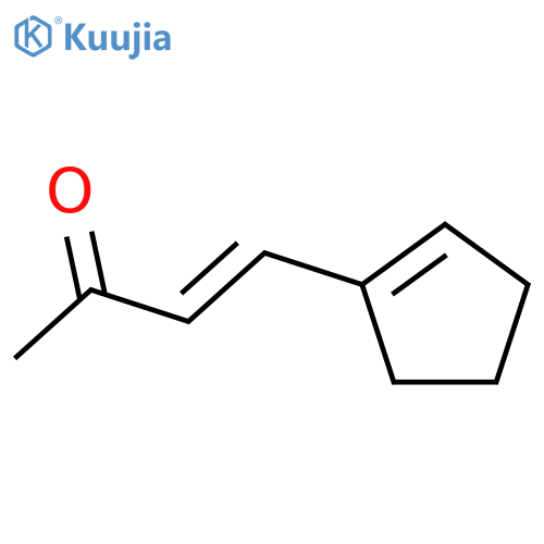 3-Buten-2-one,4-(1-cyclopenten-1-yl)-, (3E)- structure