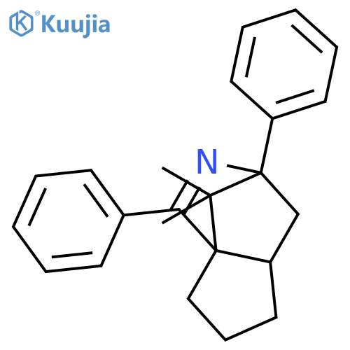 3,7a-Methano-7aH-cyclopenta[c]pyridine, 3,4,4a,5,6,7-hexahydro-8,8-dimethyl-1,3-diphenyl- structure