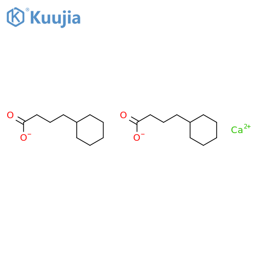 Cyclohexanebutanoicacid, calcium salt (2:1) structure