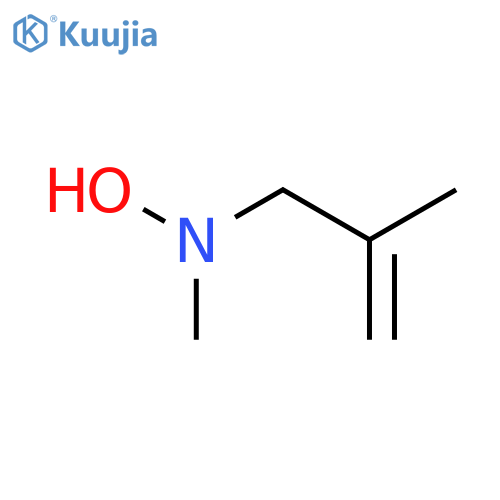 N-methyl-N-(2-methylprop-2-en-1-yl)hydroxylamine structure