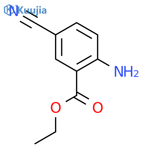 Ethyl 2-amino-5-cyanobenzoate structure