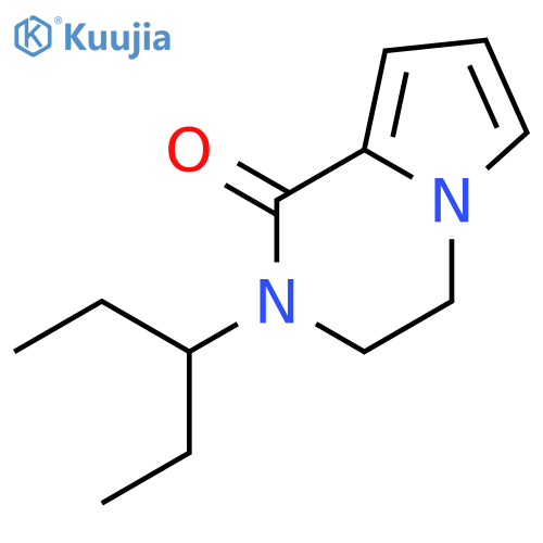 2-(1-ethylpropyl)-3,4-dihydro-Pyrrolo[1,2-a]pyrazin-1(2H)-one structure