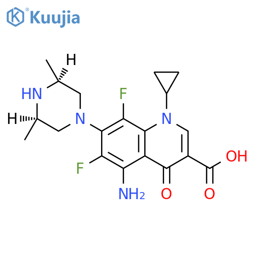 Sparfloxacin structure