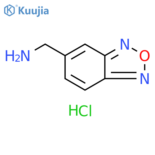 (2,1,3-benzoxadiazol-5-ylmethyl)amine hydrochloride structure