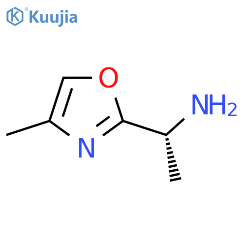 (1R)-1-(4-Methyl-1,3-oxazol-2-yl)ethan-1-amine structure