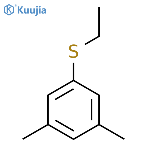3,5-Dimethylphenyl ethyl sulfide structure