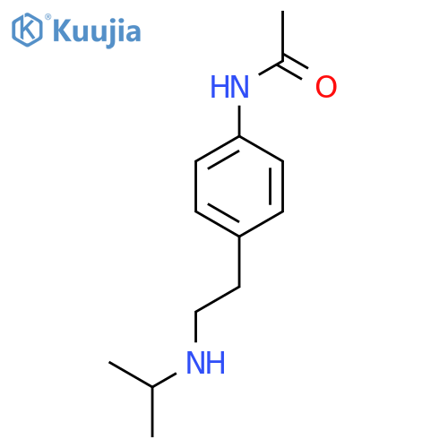 N-(4-{2-(propan-2-yl)aminoethyl}phenyl)acetamide structure