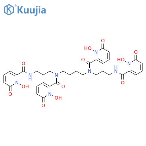 N,N'-1,4-Butanediylbis[N-[3-[[(1,6-dihydro-1-hydroxy-6-oxo-2-pyridinyl)carbonyl]amino]propyl]-1,6-dihydro-1-hydroxy-6-oxo-2-pyridinecarboxamide] structure