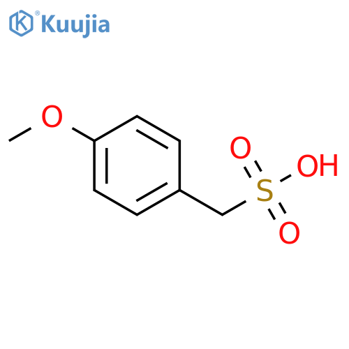 (4-Methoxyphenyl)methanesulfonic acid structure