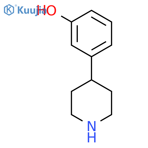4-(3-Hydroxyphenyl)piperidine structure