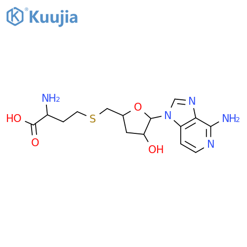 1H-Imidazo[4,5-c]pyridin-4-amine,1-[5-S-(3-amino-3-carboxypropyl)-3-deoxy-5-thio-b-D-erythro-pentofuranosyl]-, (S)- (9CI) structure