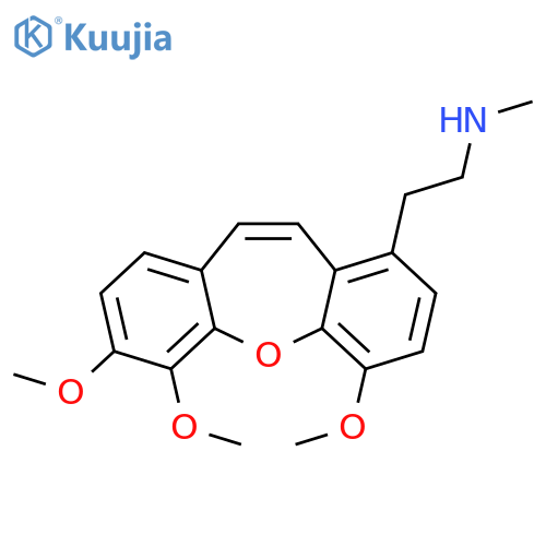 Dibenz[b,f]oxepin-1-ethanamine,4,6,7-trimethoxy-N-methyl- structure
