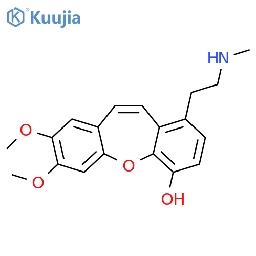 Dibenz[b,f]oxepin-4-ol,7,8-dimethoxy-1-[2-(methylamino)ethyl]- structure