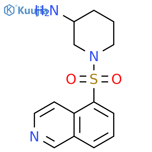 3-Piperidinamine, 1-(5-isoquinolinylsulfonyl)- structure