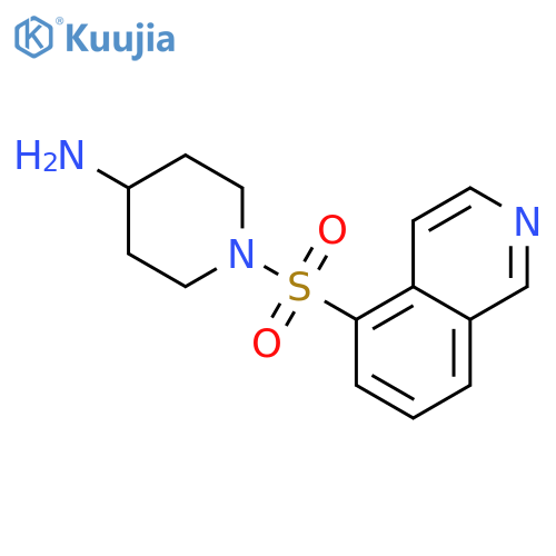 4-Piperidinamine, 1-(5-isoquinolinylsulfonyl)- structure