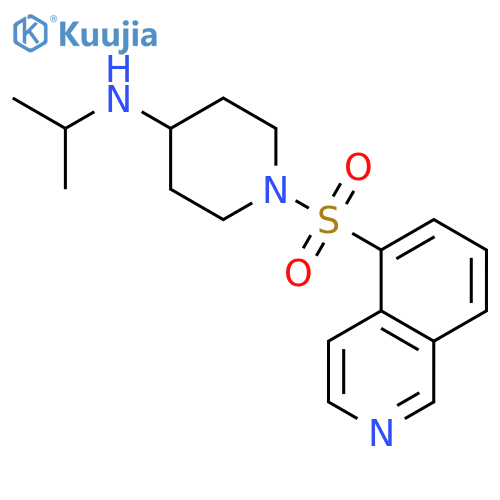 4-PIPERIDINAMINE, 1-(5-ISOQUINOLINYLSULFONYL)-N-(1-METHYLETHYL)- structure
