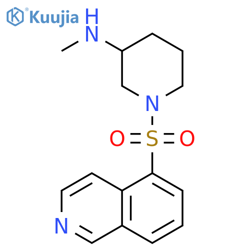 3-Piperidinamine, 1-(5-isoquinolinylsulfonyl)-N-methyl- structure