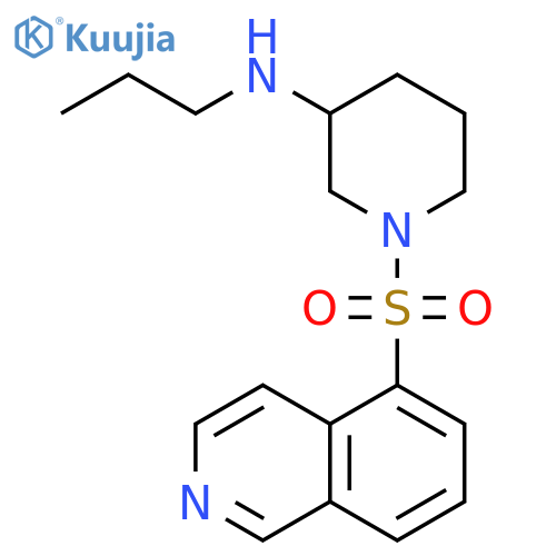 3-Piperidinamine, 1-(5-isoquinolinylsulfonyl)-N-propyl- structure
