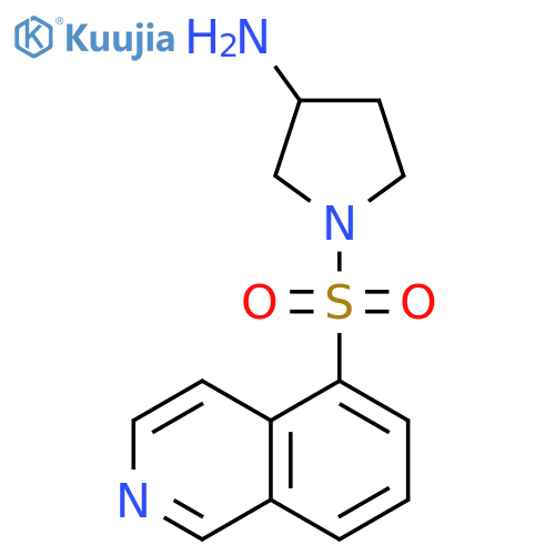 3-Pyrrolidinamine, 1-(5-isoquinolinylsulfonyl)- structure