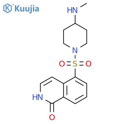 4-Piperidinamine,1-[(1,2-dihydro-1-oxo-5-isoquinolinyl)sulfonyl]-N-methyl- structure