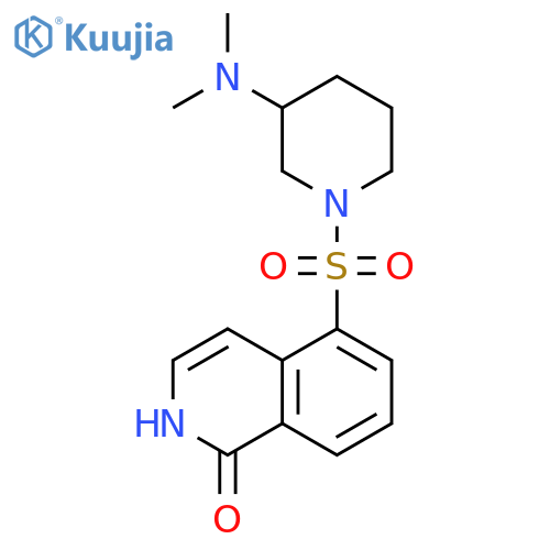 3-Piperidinamine,1-[(1,2-dihydro-1-oxo-5-isoquinolinyl)sulfonyl]-N,N-dimethyl- structure