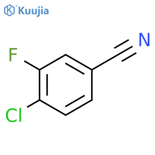 4-\u200bChloro-\u200b3-\u200bfluorobenzonitrile structure