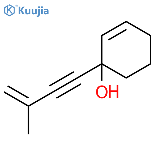 2-Cyclohexen-1-ol, 1-(3-methyl-3-buten-1-ynyl)- structure