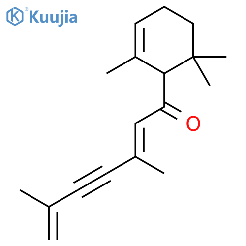 2,6-Heptadien-4-yn-1-one, 3,6-dimethyl-1-(2,6,6-trimethyl-2-cyclohexen-1-yl)- structure