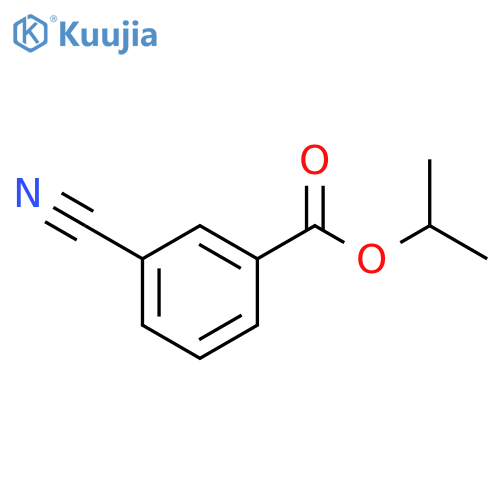 Isopropyl 3-cyanobenzoate structure