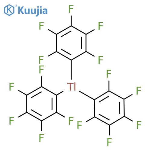 Thallium, tris(pentafluorophenyl)- (7CI,8CI,9CI) structure