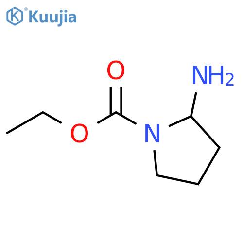 2-amino-1-Pyrrolidinecarboxylic acid ethyl ester structure