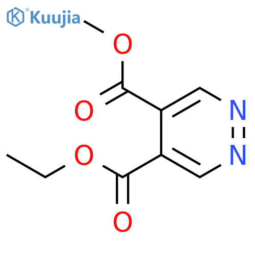 4,5-Pyridazinedicarboxylic acid, ethyl methyl ester structure