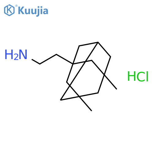 Tricyclo[3.3.1.13,7]decane-1-ethanamine, 3,5-dimethyl-, hydrochloride structure