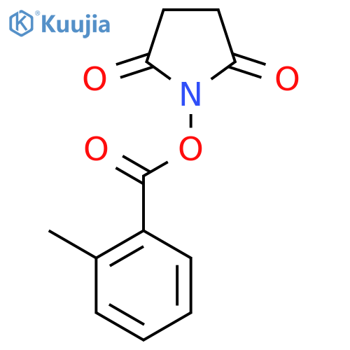 2,5-Pyrrolidinedione, 1-[(2-methylbenzoyl)oxy]- structure