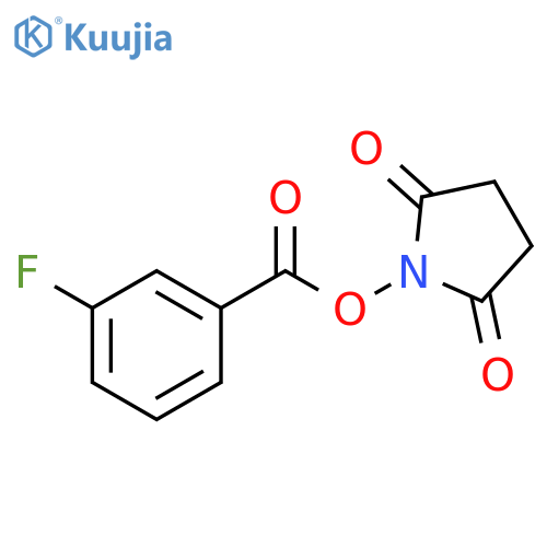 2,5-Dioxopyrrolidin-1-yl 3-fluorobenzoate structure