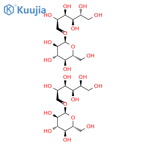 6-O-α-D-Glucopyranosyl-D-glucitol and 1-O-α-D-Glucopyranosyl-D-mannitol (Mixture) structure