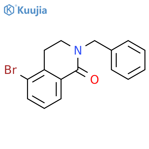 2-Benzyl-5-bromo-3,4-dihydroisoquinolin-1(2H)-one structure