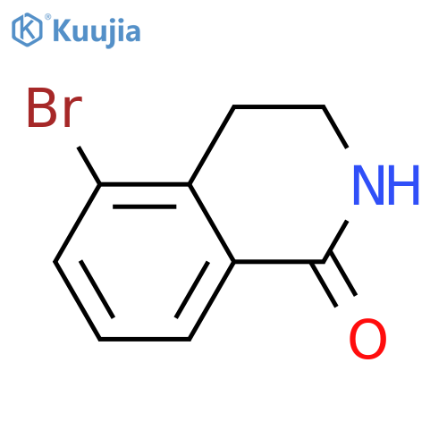 5-bromo-1,2,3,4-tetrahydroisoquinolin-1-one structure